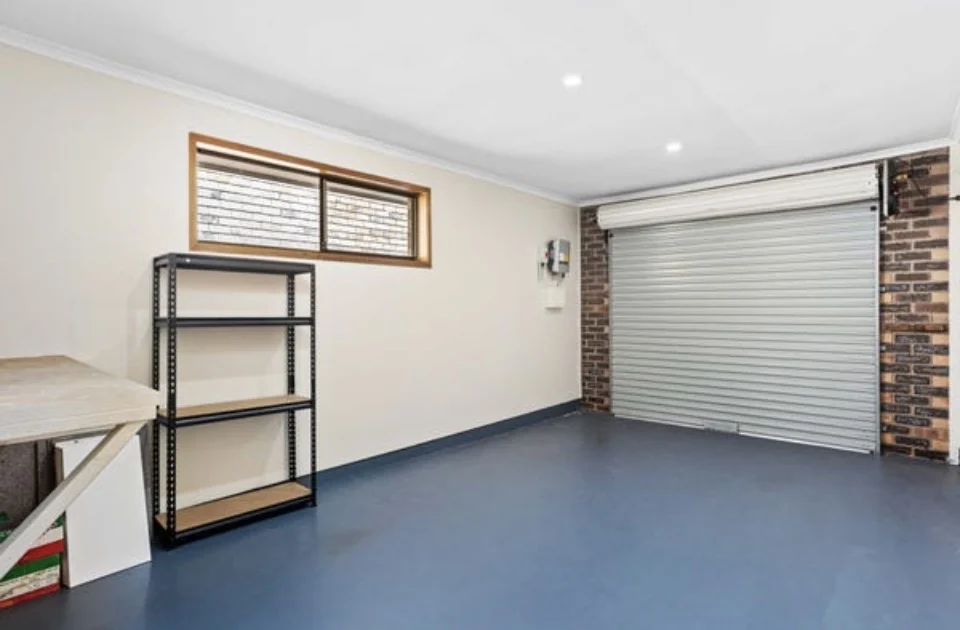 Garage before partial conversion